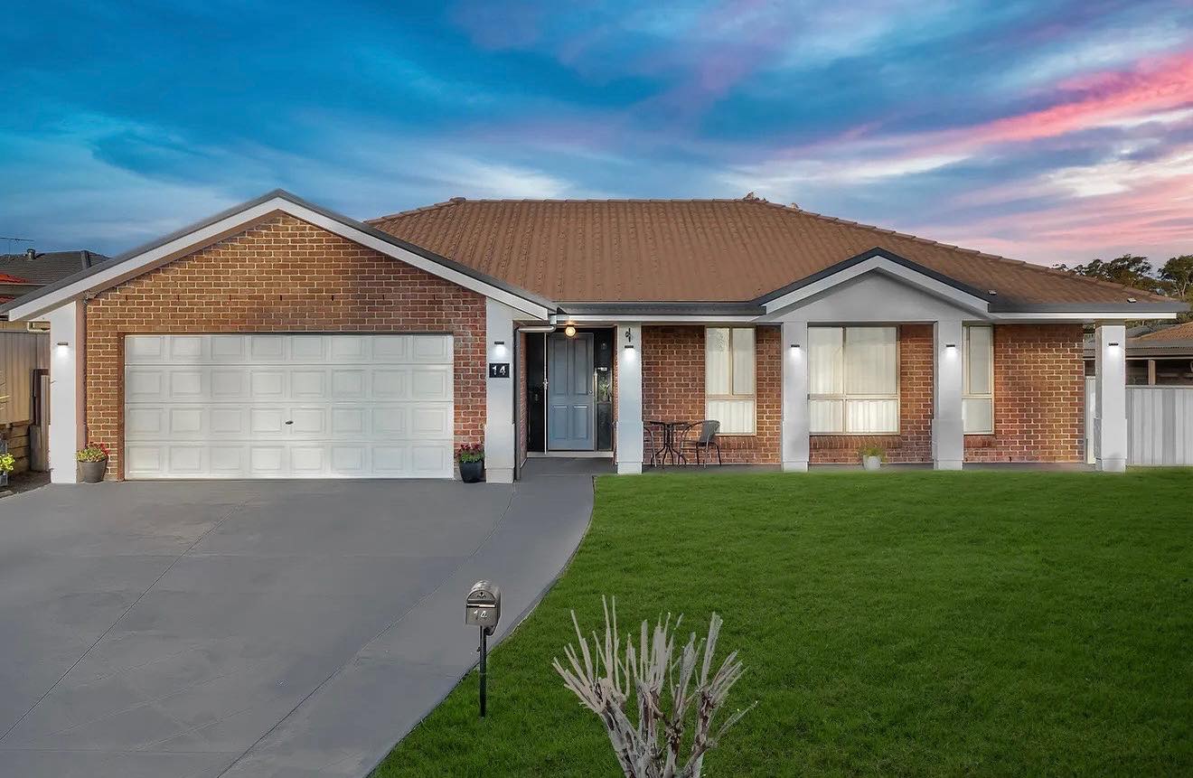 Professional photos of a pre-sale house painting completed by the team at Newcastle Painting Specialists