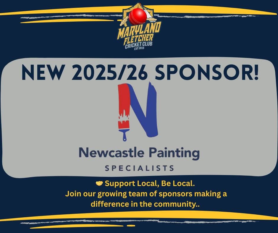 Newcastle Painting Specialists Sponsorship for a local Cricket team in Newcastle Region