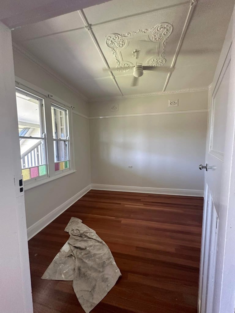 Internal House painting on a heritage property completed by our team of expert house painter Newcastle